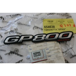 Targhetta adesiva fiancata...