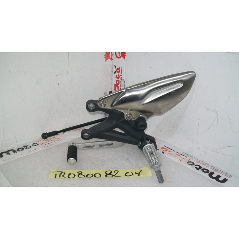 Pedana anteriore sinistra cambio footpeg bracket Triumph street triple 675 13 16
