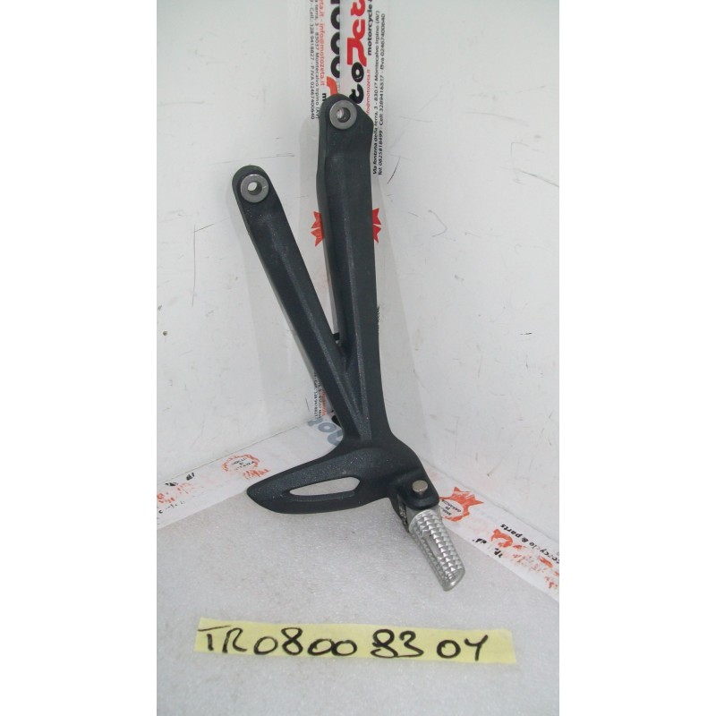Pedana posteriore destra right footpeg footboard Triumph street triple 675 13 16