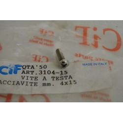 Vite 4X15 incavo a croce...