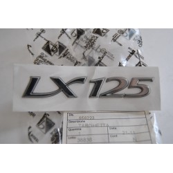 Targhetta adesiva "LX 125"...