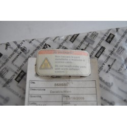 Adesivo avvertenza "NON...