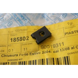 Piastrina molletta vite...