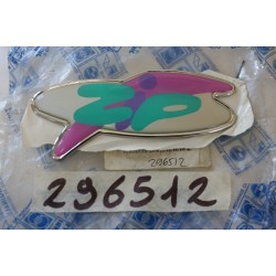 Targhetta adesiva lato...