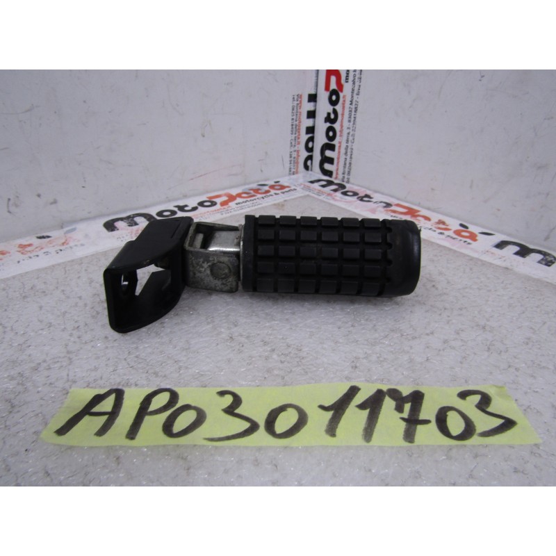 Pedana posteriore sinistra left bracket footrest Aprilia scarabeo 50 2T 94 99 usurata