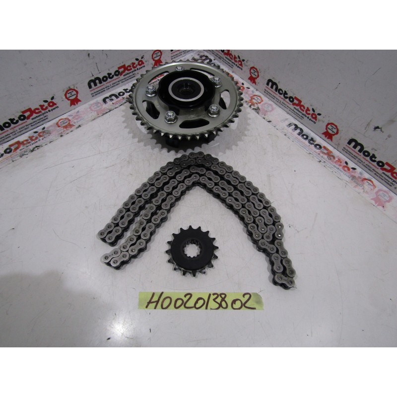 Kit catena corona pignone Chain sproket chainwheel Honda Hornet 600 07 10