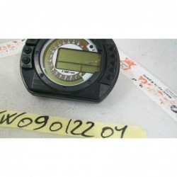 Strumentazione Tacho clock dash Kawasaki ZX 6 R 03 04 VETRO LESIONATO