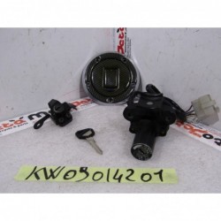Kit chiavi serrature Lock key Schloßsatz Kawasaki ZX 6 R 98 02