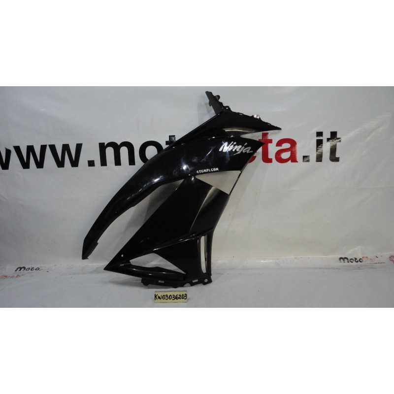 Carena fiancata destra Right side fairing Kawasaki ZX6R 09 12 ATTACCO ROTTO