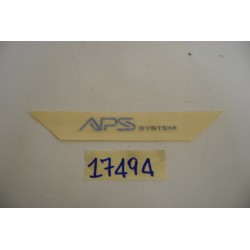 Adesivo scritta APS SYSTEM...