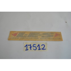 Adesivo scritta tecnica...