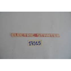 Adesivo ELECTRIC STARTER...