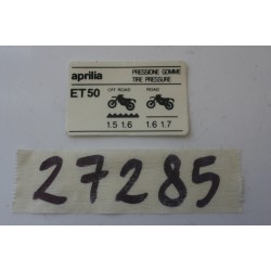 Adesivo avvertenza...