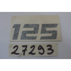 Adesivo "125" fiancata...