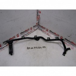 Staffa telaio sottopedana sx Under footpeg bracket BMW C 650 Sport 16 18