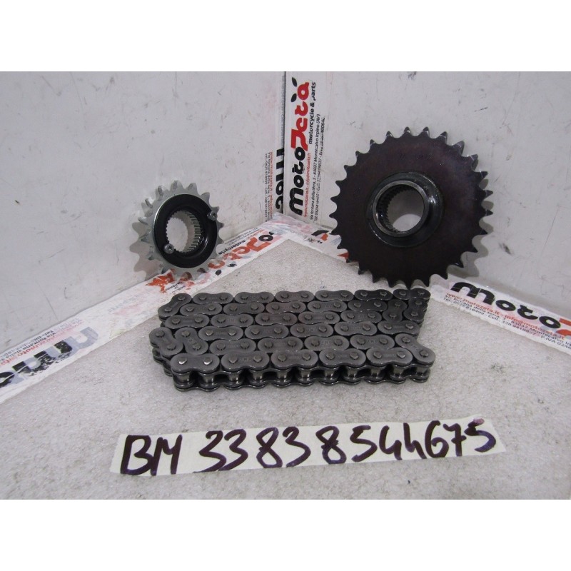 Kit corona catena pignone Chain crown sprocket set BMW C 650 Sport 16 18
