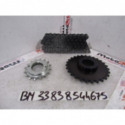 Kit corona catena pignone Chain crown sprocket set BMW C 650 Sport 16 18