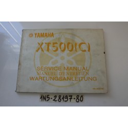 Yamaha XT500 C Manuale di...
