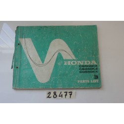 Honda CB 500 K3 Catalogo...