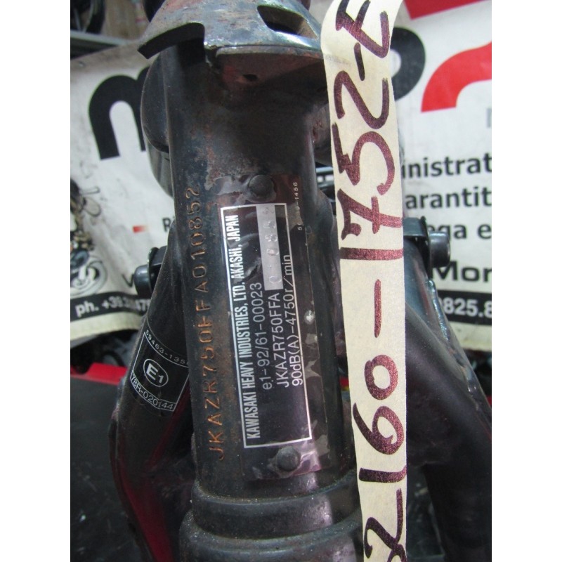 Telaio moto Frame Kawasaki ZR 7 01 04 RADIATO