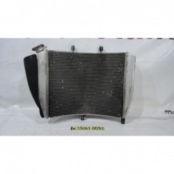 Radiatore acqua Water radiator Kawasaki Ninja ZX 6 R 07 08 PICCOLO DANNO