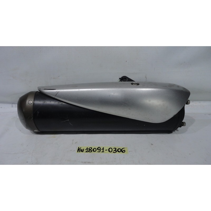 Terminale scarico dx Exhaust terminal Kawasaki Ninja ZX 10 R 06 07 GRAFFIATO