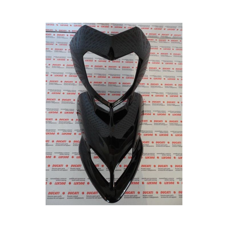 Cupolino Becco verkleidung Front fairing Ducati Hypermotard 1100 nero lucido