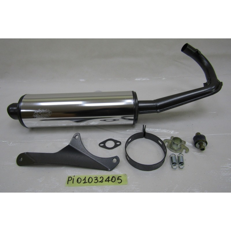 Scarico PROMA Exhaust Piaggio Gilera 2T Typhoon Ntt Nrg Zip ATT. ELASTICO 92 04