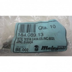 Vite testa cava esagono inc. Hexagon socket head screw 6X25 10 PEZZI