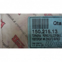 Perno copertura bauletto Bag cover pivot Malaguti Yesterday