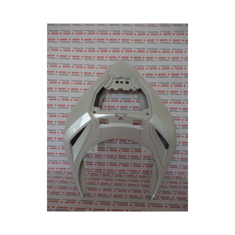 Codone coda rear tail fairing verkleidung Ducati Streetfighter Bianco Perla