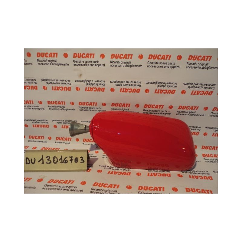 Cover Specchietto sinistro Destro  rosso Leftt Right Mirror rearview mirror Rückspiegel red Ducati Supersport SS 600 750 900