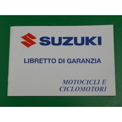 LIBRETTO TAGLIANDI GARANZIA...