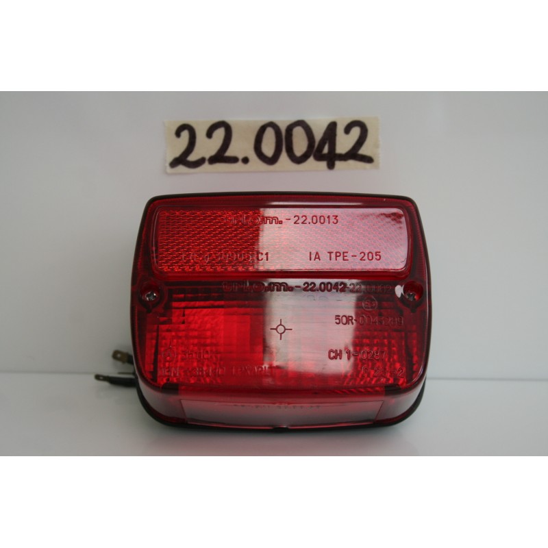 Fanale Posteriore Per Gilera Stalker 50 – Cabochon Rosso Originale, Riferimento 294597/220124, Compatibile 1997-2010