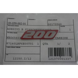 Adesivo carena fiancata...