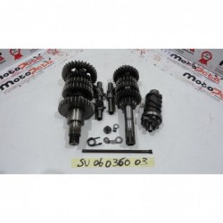 Cambio completo trasmissione gear box transmission Suzuki V Strom 650 04 11