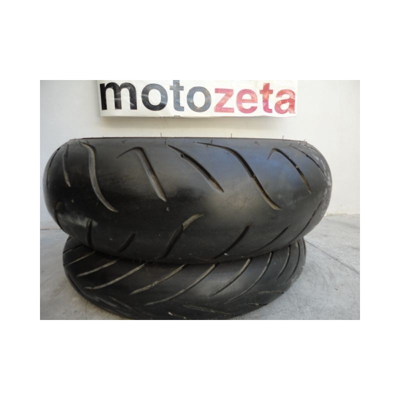 Pneumatici Gomme Usate Dunlop Sportmax Roadsmart Front Rear Tyre120/70-17 Dot 0712 190-55-17 DOT 2212
