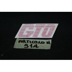 Adesivo dx/sx "GTO"...