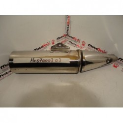 Scarico Terminale Originale Usato Exhaust Original  Used Honda NC 700 S 13-14